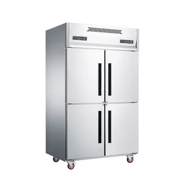 Four door upright fridge