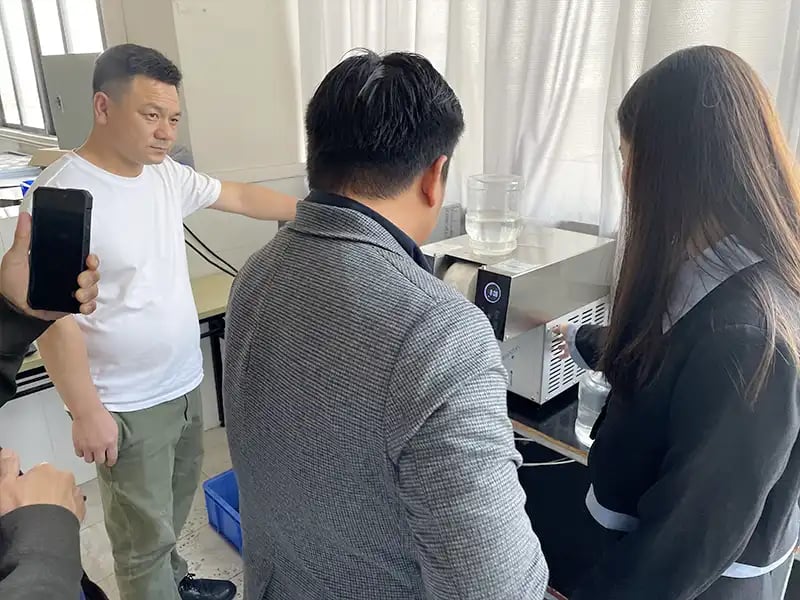Client operated bingsu ice shaver machine