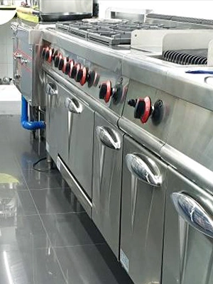 Customized commercial kitchen equipment