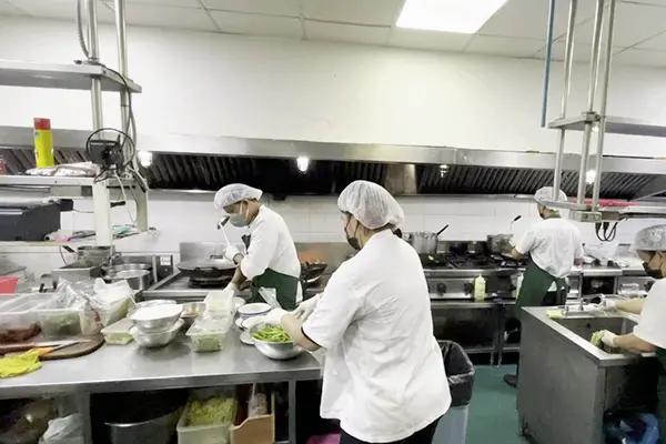 Automated kitchen at Chocolate Ville