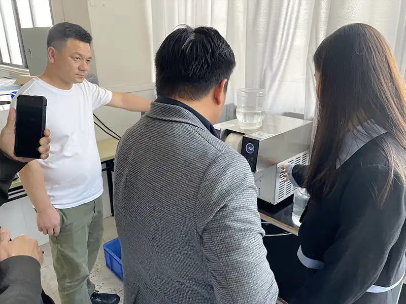 Client operated bingsu ice shaver machine