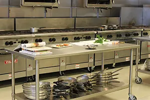 Equipment costs for commercial kitchens